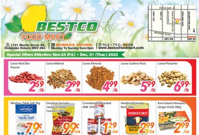 BestCo Food Mart (Etobicoke) Flyer November 25 to December 1