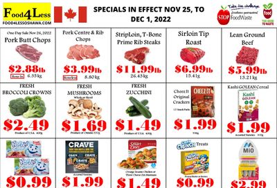 Food 4 Less (Oshawa) Flyer November 25 to December 1