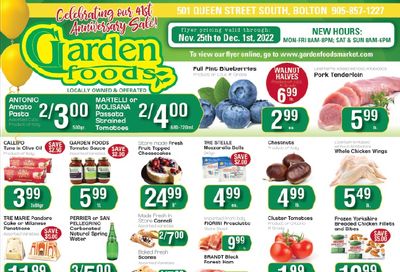 Garden Foods Flyer November 25 to December 1