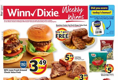 Winn Dixie Weekly Ad & Flyer April 22 to 28