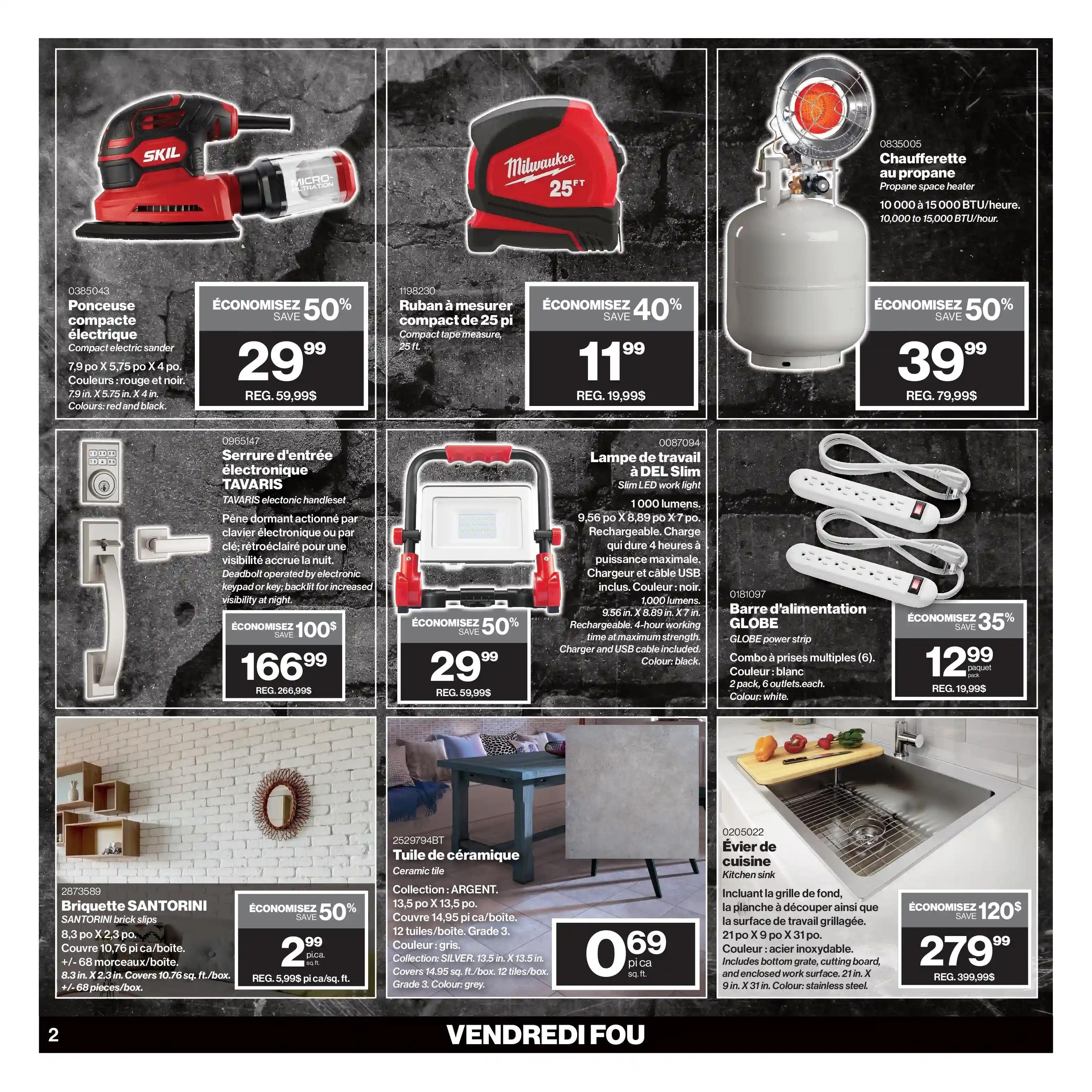 Patrick Morin Black Friday Flyer November 25 to 30