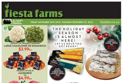 Fiesta Farms Flyer November 25 to December 1