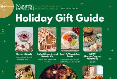 Nature's Emporium Holiday Gift Guide November 25 to December 1