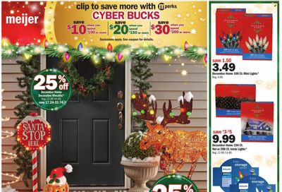 Meijer (IL, IN, KY, MI, OH, WI) Weekly Ad Flyer Specials November 27 to December 3, 2022