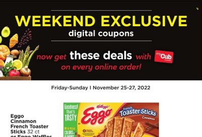 Cub Foods (MN) Weekly Ad Flyer Specials November 25 to November 27, 2022