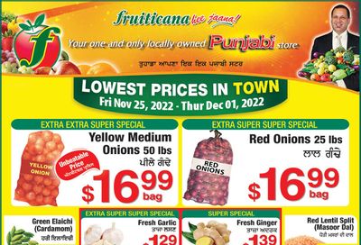 Fruiticana (Edmonton) Flyer November 25 to December 1