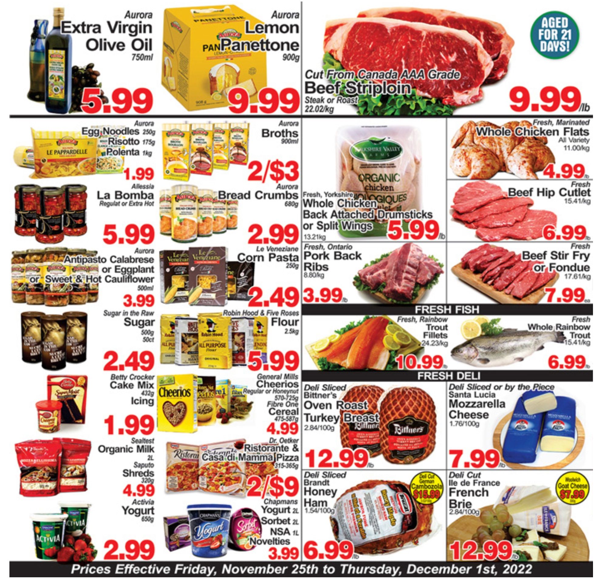 Greco's Fresh Market Flyer November 25 to December 1