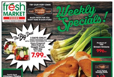 Fresh Market Foods Flyer November 25 to December 1