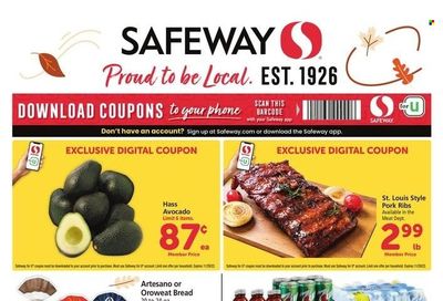 Safeway (CA, HI, OR, WA) Weekly Ad Flyer Specials November 25 to November 29, 2022