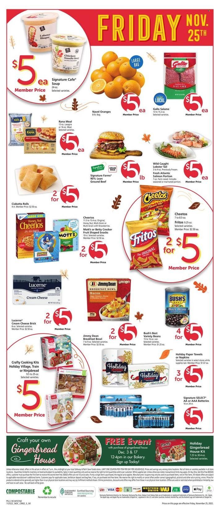 Safeway (CA, HI, OR, WA) Weekly Ad Flyer Specials November 25 to November 29, 2022
