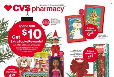 CVS Pharmacy Weekly Ad Flyer Specials November 27 to December 3, 2022
