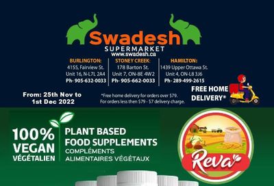 Swadesh Supermarket Flyer November 25 to December 1
