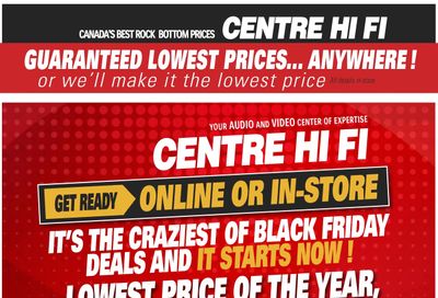 Centre Hi-Fi Flyer November 25 to December 1