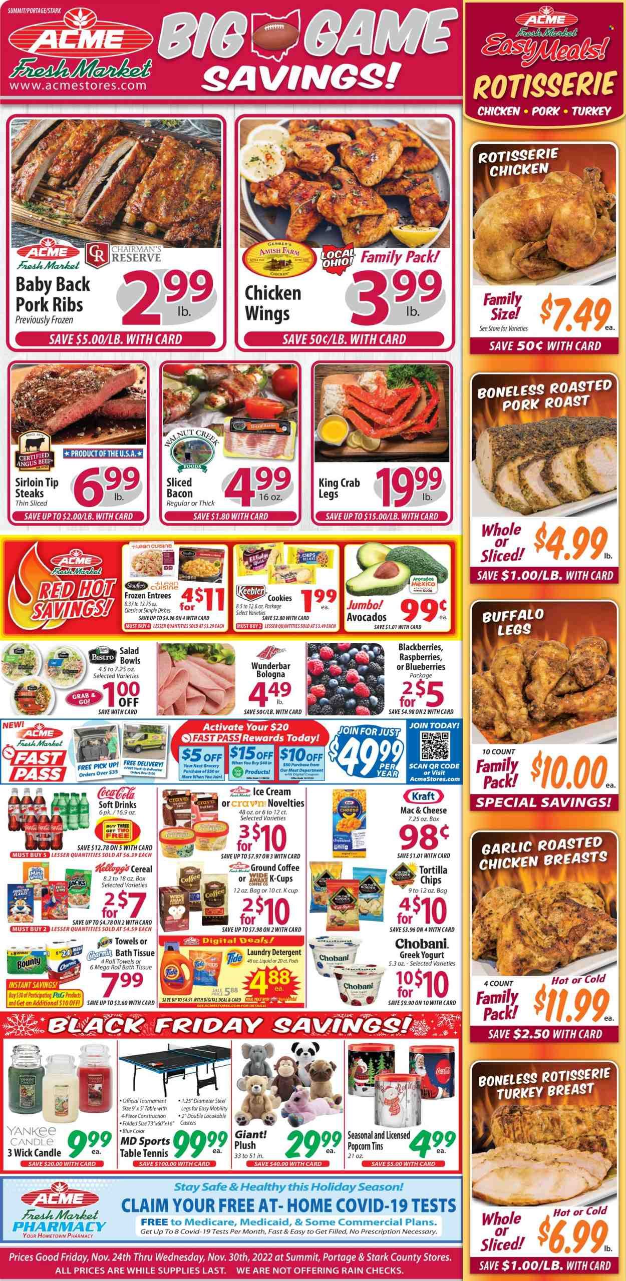 ACME Fresh Market (OH) Weekly Ad Flyer Specials November 24 to November 30, 2022