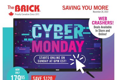 The Brick Cyber Monday Flyer November 28 to December 8