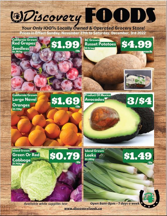 Discovery Foods Flyer November 27 to December 3