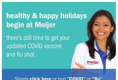 Meijer (IL, IN, KY, MI, OH, WI) Weekly Ad Flyer Specials November 27 to December 17, 2022