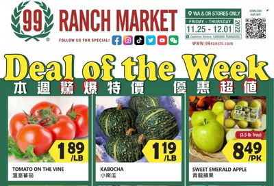 99 Ranch Market (OR) Weekly Ad Flyer Specials November 25 to December 1, 2022