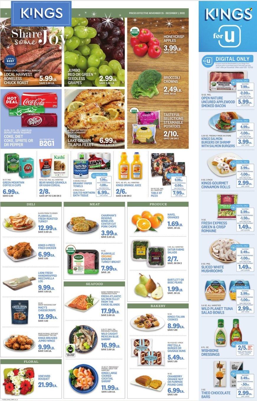 Kings Food Markets (CT, NJ, NY) Weekly Ad Flyer Specials November 25 to December 1, 2022