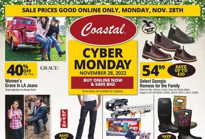 Coastal Farm & Ranch Weekly Ad Flyer Specials November 28 to November 28, 2022