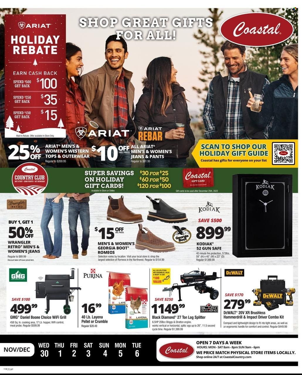 Coastal Farm & Ranch Weekly Ad Flyer Specials November 30 to December 6, 2022
