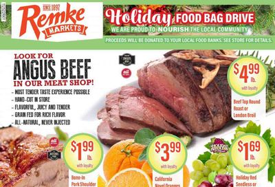 Remke (OH) Weekly Ad Flyer Specials November 25 to November 30, 2022