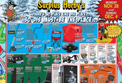 Surplus Herby's Flyer November 28 to December 4