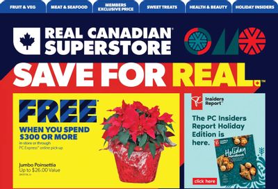 Real Canadian Superstore (West) Flyer December 1 to 7