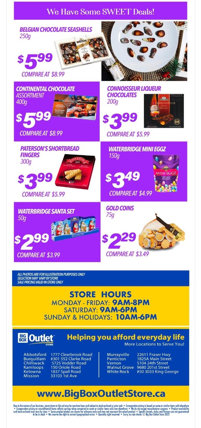Big Box Outlet Store Flyer November 29 to December 5