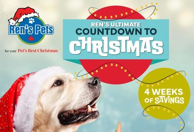 Ren's Pets Ultimate Countdown To Christmas Flyer November 29 to December 24