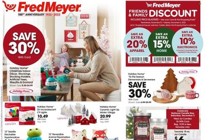 Fred Meyer Weekly Ad Flyer Specials November 30 to December 6, 2022