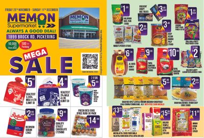 Memon Supermarket Flyer November 25 to December 11