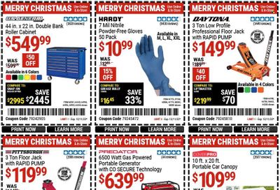 Harbor Freight Weekly Ad Flyer Specials November 29 to December 11, 2022