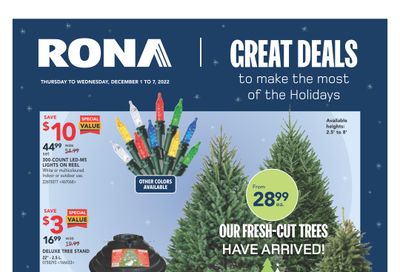 Rona (Atlantic) Flyer December 1 to 7