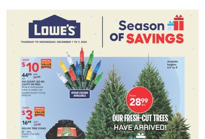 Lowe's (West) Flyer December 1 to 7