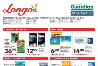 Longo's Pharmacy Flyer December 1 to January 4