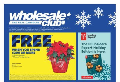 Real Canadian Wholesale Club Flyer December 1 to 7