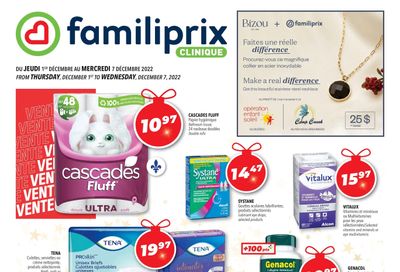 Familiprix Clinique Flyer December 1 to 7