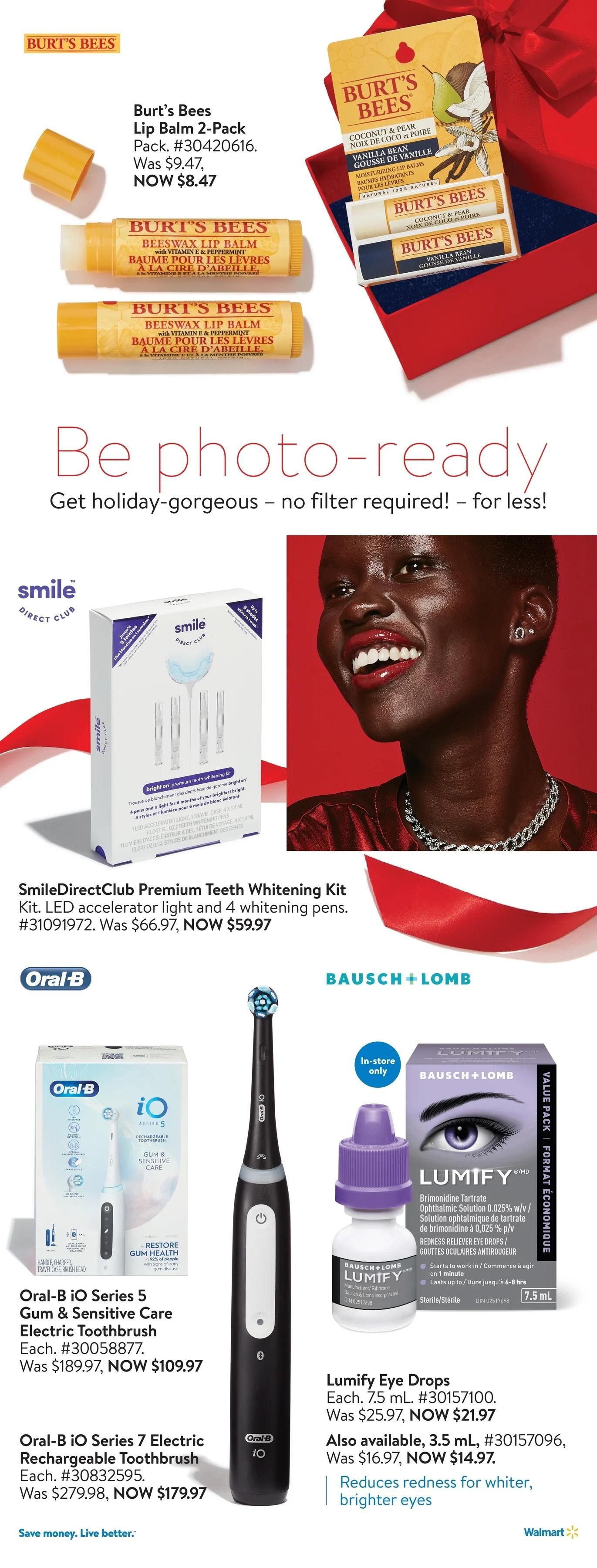 Walmart Holiday Glam Flyer December 1 to 28