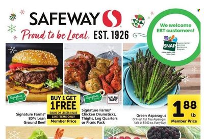 Safeway (AZ, CA, CO, HI, NE, OR, WA) Weekly Ad Flyer Specials November 30 to December 6, 2022