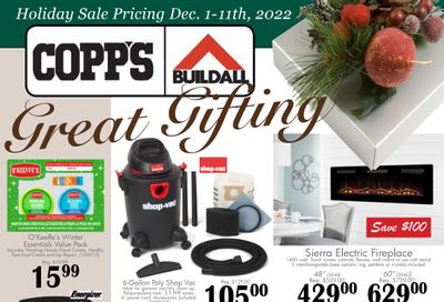 COPP's Buildall Flyer December 1 to 11
