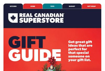 Real Canadian Superstore (West) Gift Guide December 1 to 21