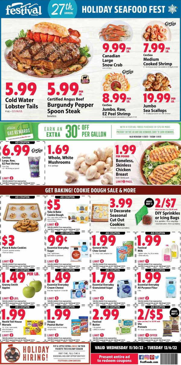 Festival Foods (WI) Weekly Ad Flyer Specials November 30 to December 6