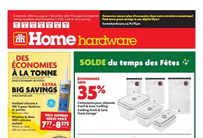 Home Hardware (QC) Flyer December 1 to 7