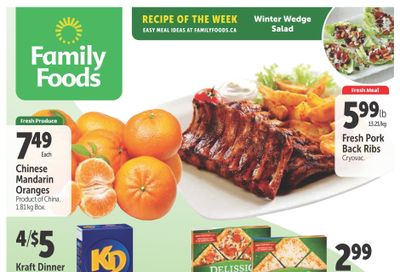 Family Foods Flyer December 1 to 7