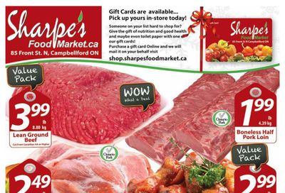 Sharpe's Food Market Flyer December 1 to 7