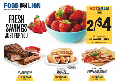 Food Lion Weekly Ad & Flyer April 22 to 28