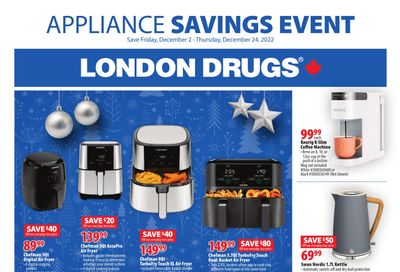 London Drugs Appliance Savings Event Flyer December 2 to 24