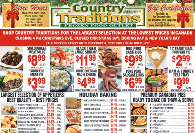 Country Traditions Flyer December 1 to 8