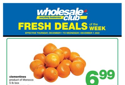 Wholesale Club (Atlantic) Fresh Deals of the Week Flyer December 1 to 7